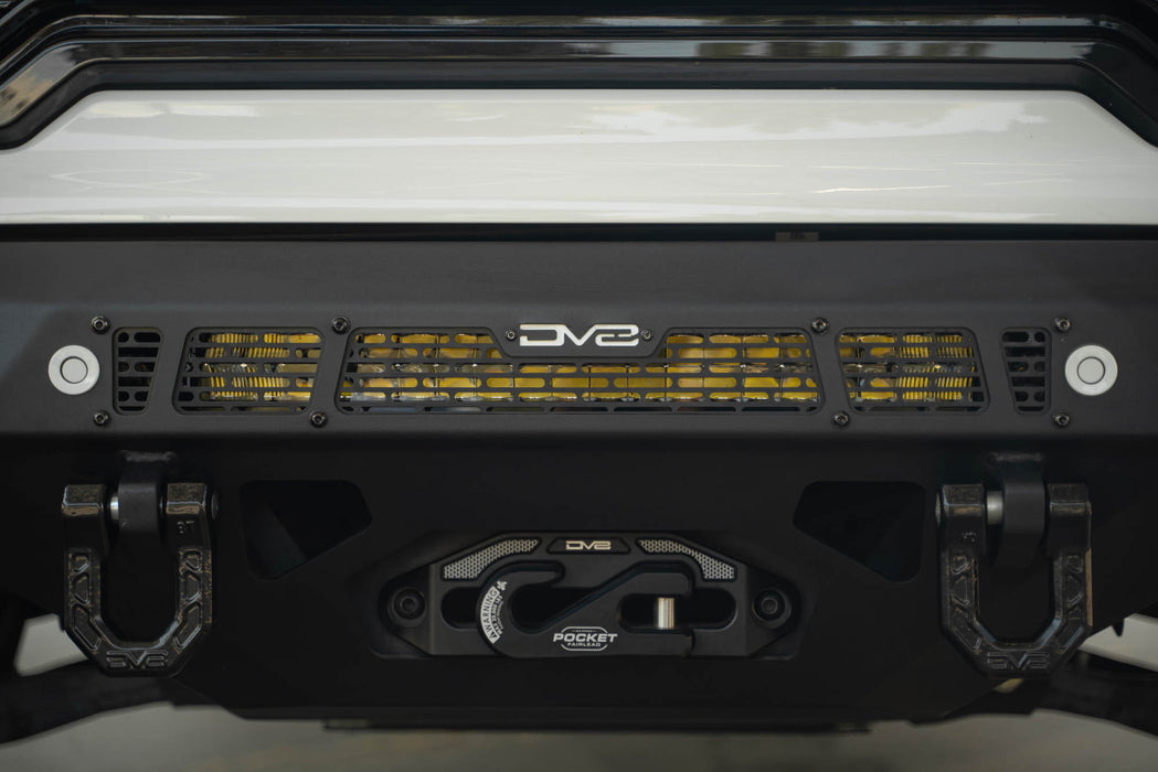 20 inch light bar on the Spec Series Front Bumper for the 2019-2021 GMC Sierra 1500