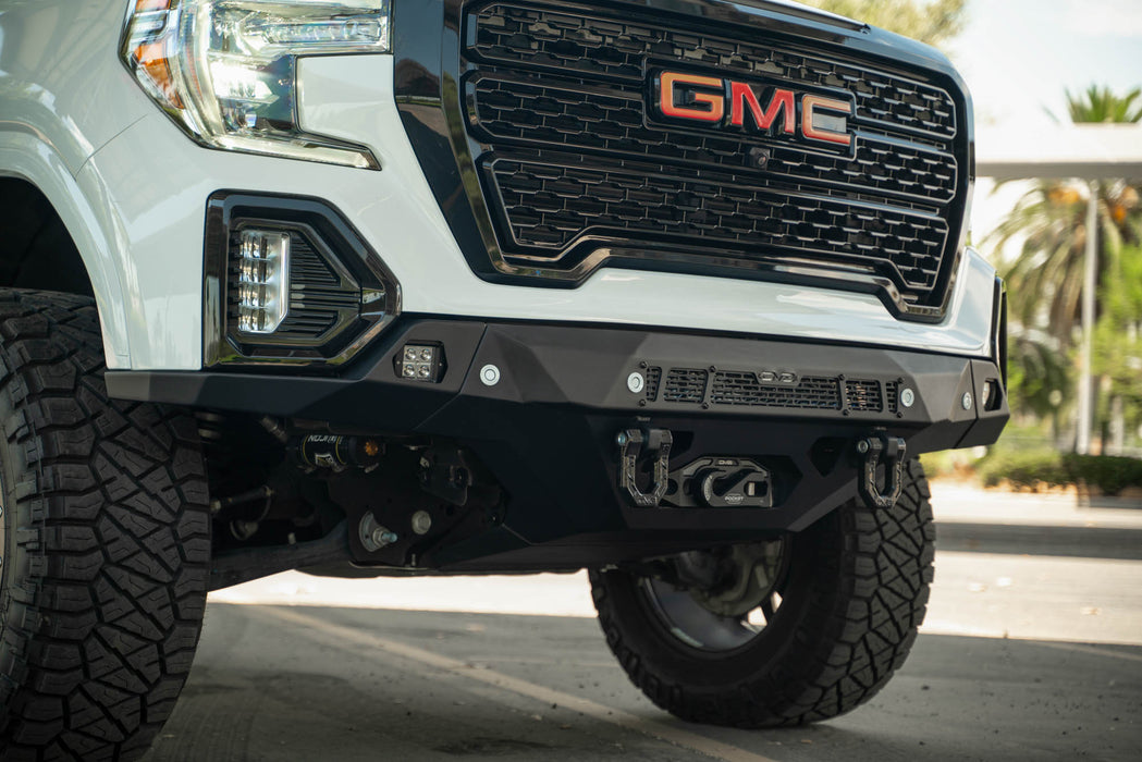 Lighting options on the Spec Series Front Bumper for the 2019-2021 GMC Sierra 1500