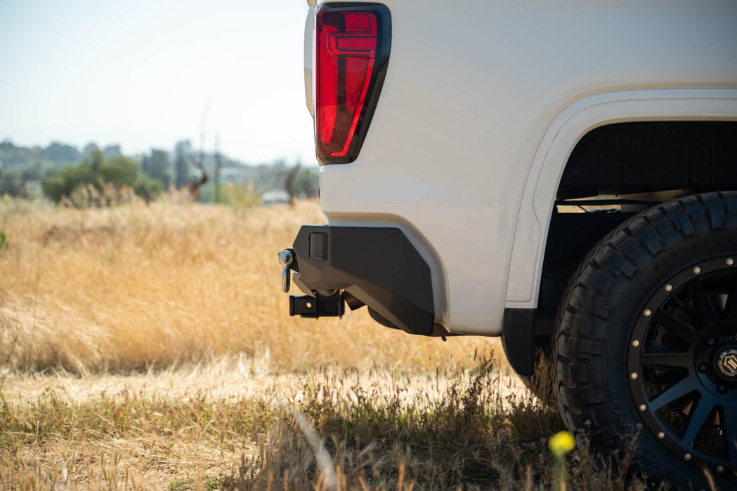 Side Profile Fitment on the Spec Series Rear Bumper for the 2019-2024 Chevy/GMC 1500