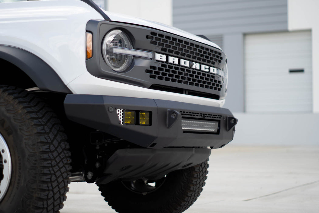 Profile of the OE Plus Series Front Bumper V2 for the 2021-2024 Ford Bronco