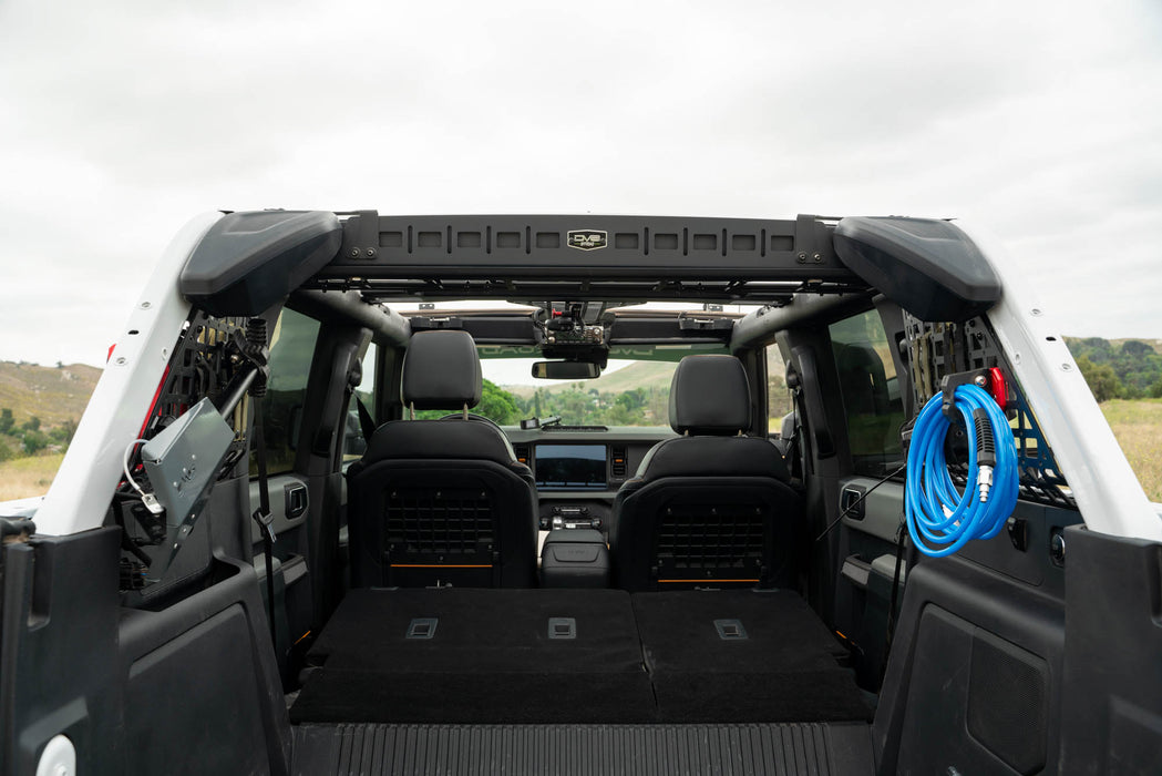 Rear profile of the Pocketed Rear Window Molle Panels for the 2021-2024 Ford Bronco
