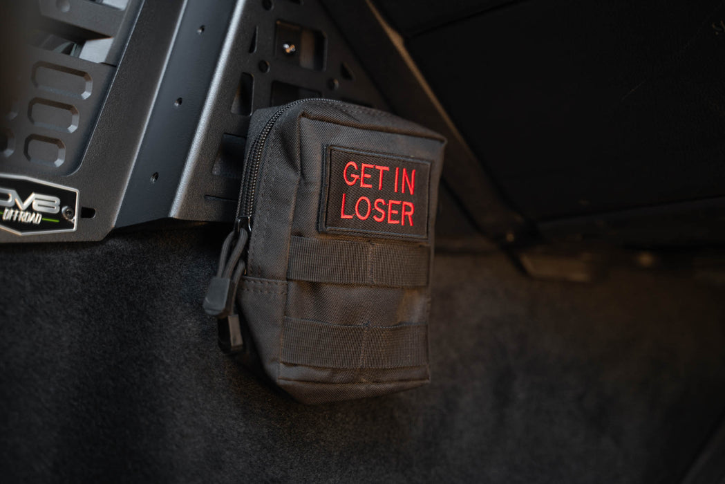 Molle Bag on the Center Console Molle Panels & Digital Device Mount for the 4th Gen Toyota Tacoma