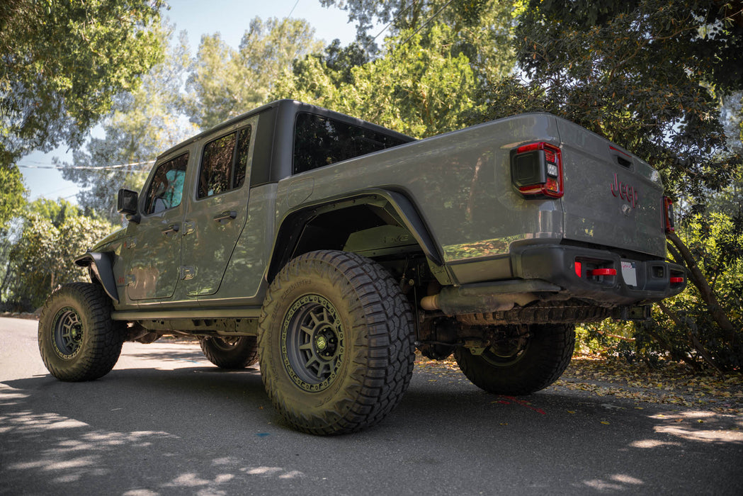 Installed Rear Inner Fenders for the Jeep Gladiator JT