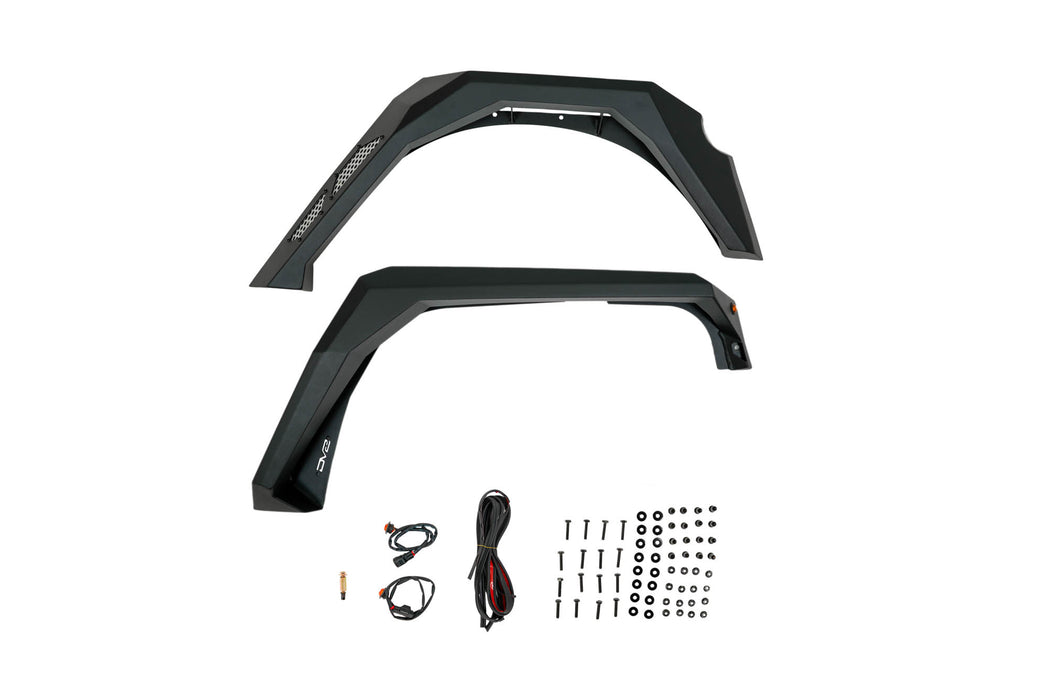 What's included: Armor Fender Flares for the 2007-2018 Jeep Wrangler JK