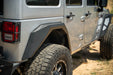 Armor Fender Flares for the 2007-2018 Jeep Wrangler JK with protective rubber