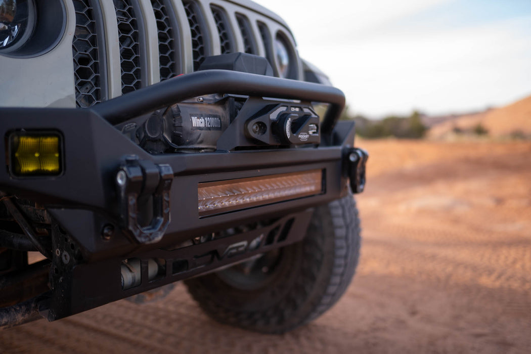 2007-2024 Jeep Wrangler JK/JL & Gladiator JT | FS-7 Mid-Width Winch Front Bumper