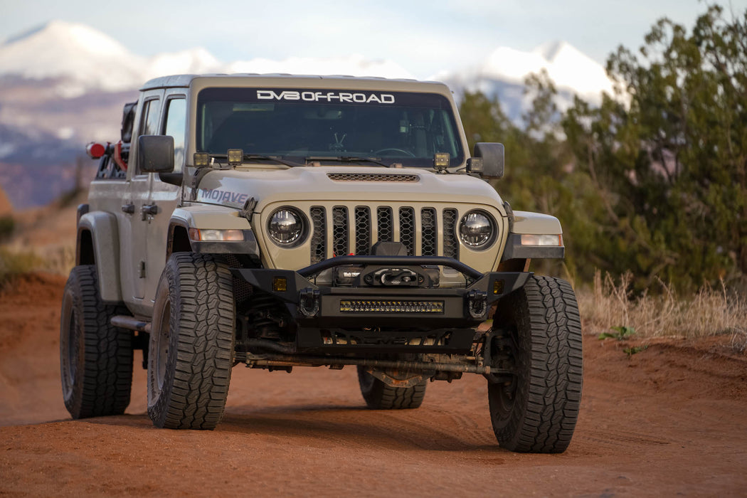 2007-2024 Jeep Wrangler JK/JL & Gladiator JT | FS-7 Mid-Width Winch Front Bumper