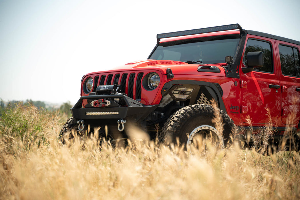 Fender Deletes for the 2018-2024 Jeep Wrangler JL, in field