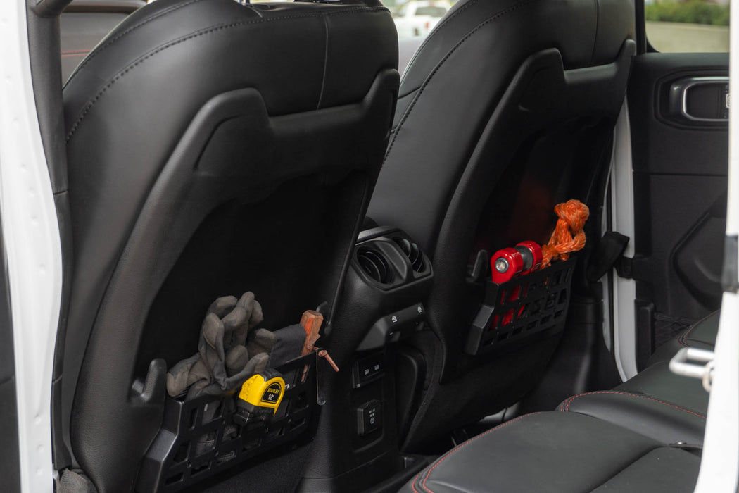 2018-2024 Jeep Wrangler & Gladiator Rubicon/Mojave | Seat Back Molle Pockets