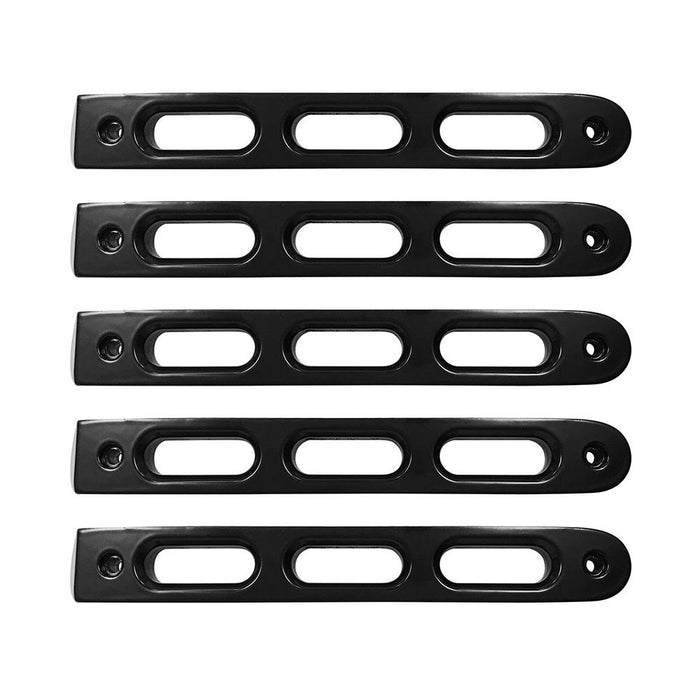 2007-18 Jeep JK 4 Door Handle Inserts | 5 pcs | Black-DV8 Offroad